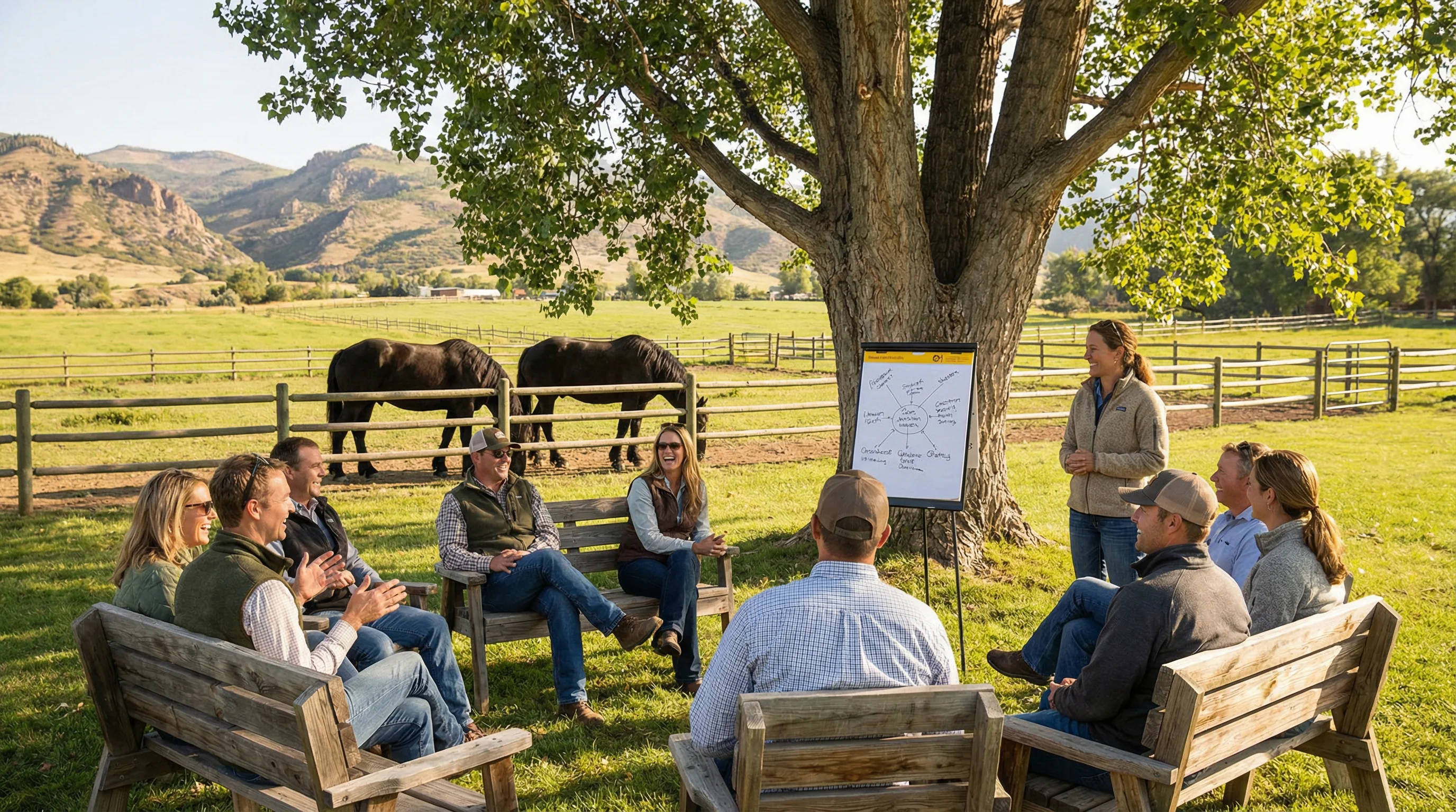 Private event at Meadowlark Ranch